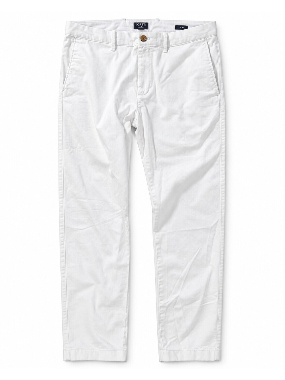 J.Crew Men’s Slim White Chino Pants 34x30 Preppy Golf Resort